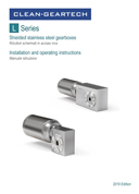 Stainless steel shielded gearboxes